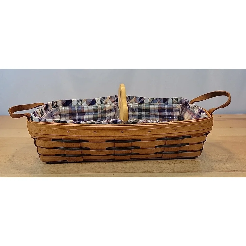 Longaberger divided basket